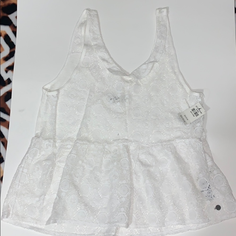 White lace blouse